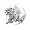 snowboard  tattoo design idea