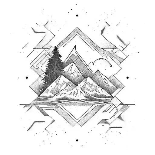 electricial Vancouver island tattoo design idea