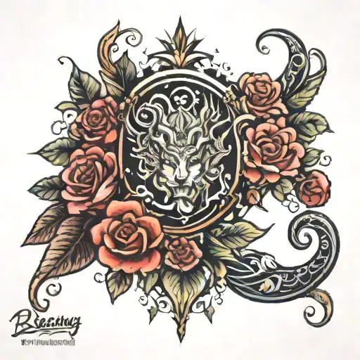 BLESSING tattoo design idea