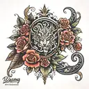 BLESSING tattoo design idea