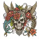 BLESSING tattoo design idea