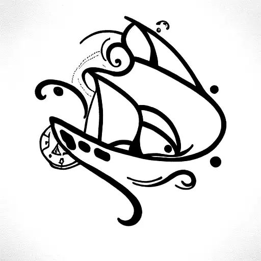 Treasure planet movie tattoo design idea