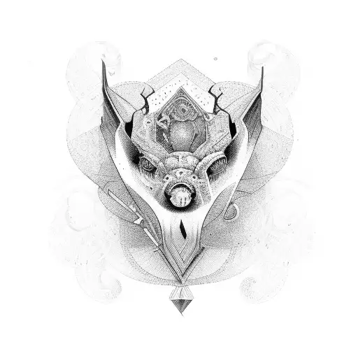 quad tattoo design idea