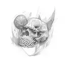 quad tattoo design idea