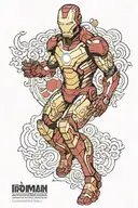 Ironman tattoo design idea