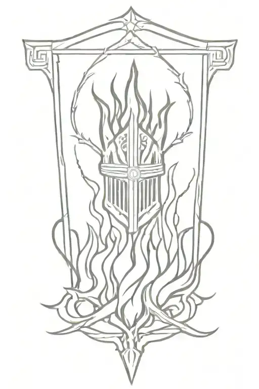 Dark Souls Bonfire Darksouls 3 tattoo design idea