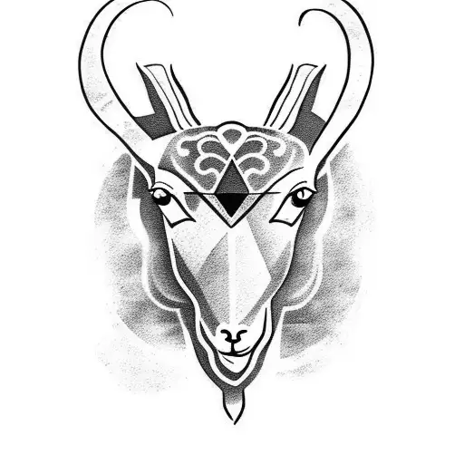 fear the lamb tattoo design idea