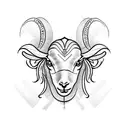 fear the lamb tattoo design idea