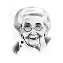 In memory of gram who loved Elvis Presley  tattoo design idea