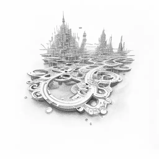 letters  utopia, art, dystopia tattoo design idea