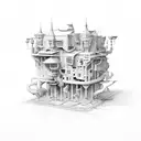 letters  utopia, art, dystopia tattoo design idea