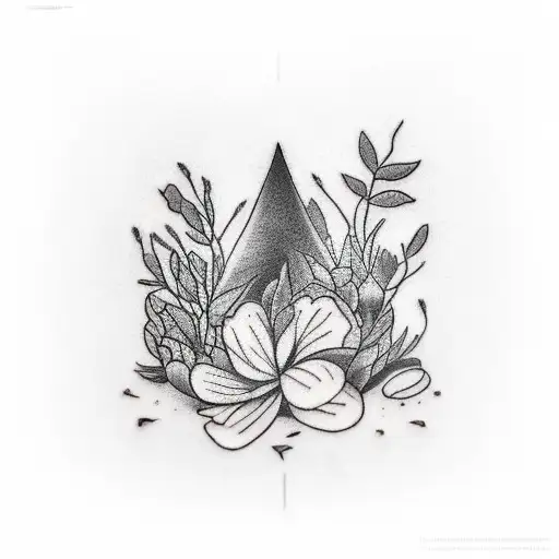 Graves turning into gardens tattoo design idea