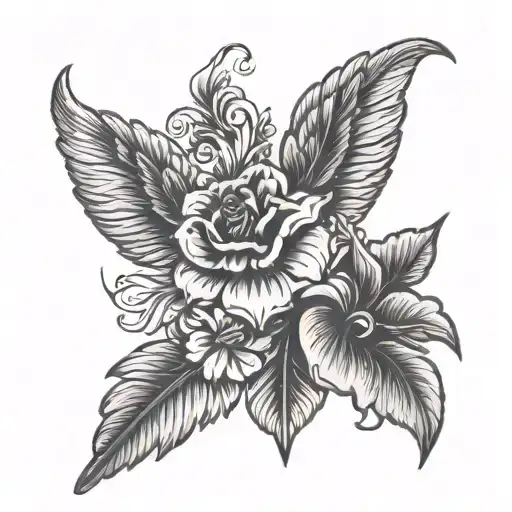 memorial tattoo for my grandma mexican native tattoo design idea