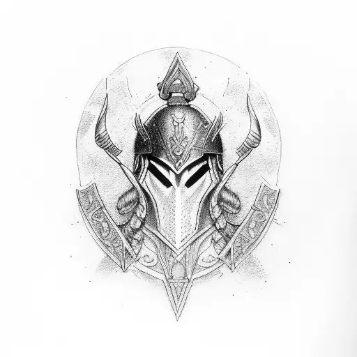 Ares tattoo design idea
