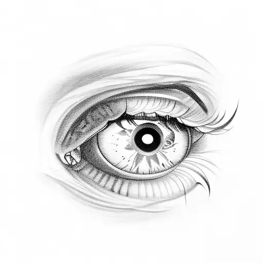 Turkish evil eye. the eye-lashes should say alhamdulilah in arabic tattoo design idea