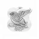 guatemalan bird tattoo design idea