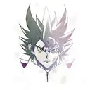 Anime character mashup featuring Satoru Gojo, Jiraya, Kakashi, Rojo, Azul, and Purpura tattoo design idea