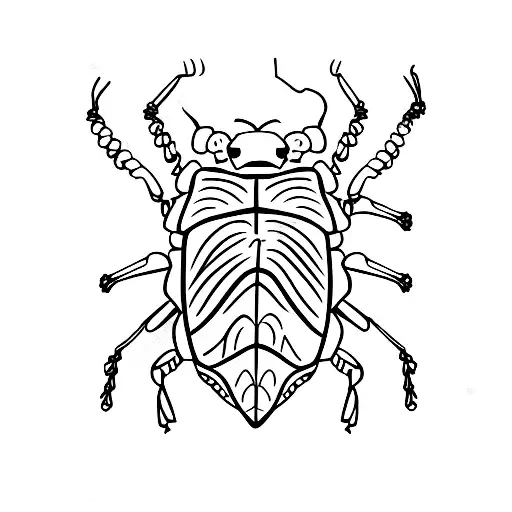 beetle tattoo design idea