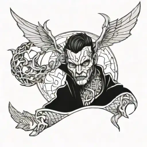 Homelander tattoo design idea