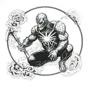 Homelander tattoo design idea