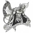 Homelander tattoo design idea