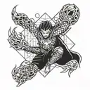 Homelander tattoo design idea