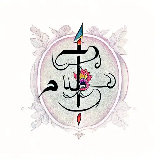 Apurva in Hindi calligraphy  tattoo design idea