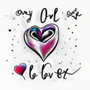 only love tattoo design idea
