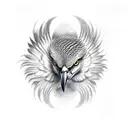 hawk on the side of my forearm tattoo design idea