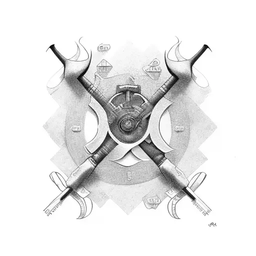 adhd symbols tattoo design idea