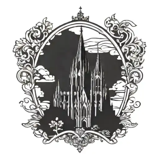 cologne cathedral tattoo design idea