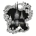 cologne cathedral tattoo design idea