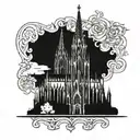 cologne cathedral tattoo design idea