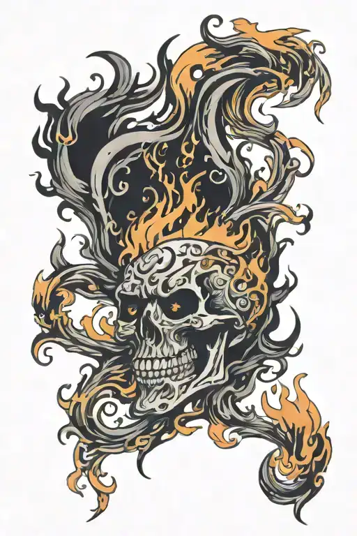 flames,1776,1911 tattoo design idea
