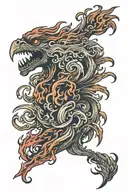 flames,1776,1911 tattoo design idea