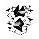 gemini constellation  tattoo design idea