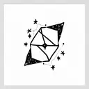 gemini constellation  tattoo design idea
