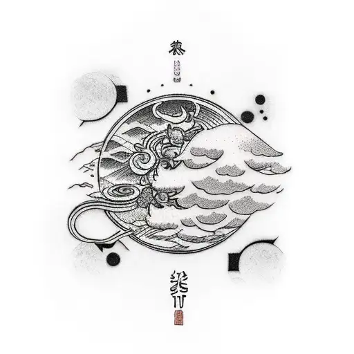 pluto tattoo design idea