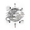 pluto tattoo design idea