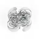 pluto tattoo design idea