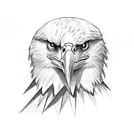 Eagle with The last name "Aguilar" Under it tattoo design idea