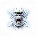 a monster i control  tattoo design idea