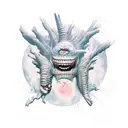 a monster i control  tattoo design idea