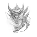 a monster i control  tattoo  tattoo design idea