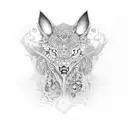 piston six cylinders Opal  tattoo design idea