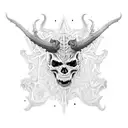 cholo demons in hell tattoo design idea