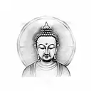 Buddha tattoo design idea