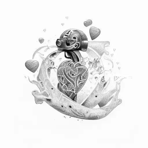 autism, heart,  tattoo design idea