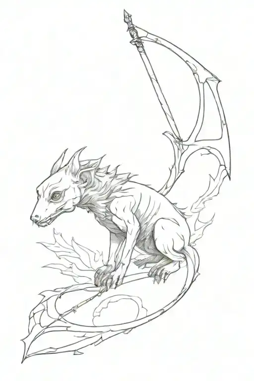 Dobby, the basilisk, Godric's sword Griffindor and Fawkes tattoo design idea