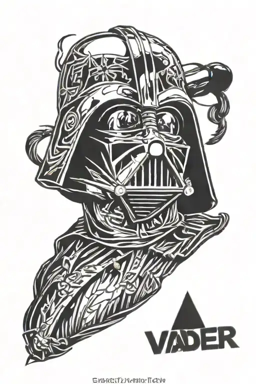 Darth Vader tattoo design idea